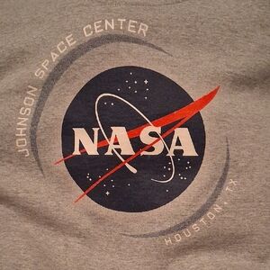 Gray NASA Logo T-Shirt